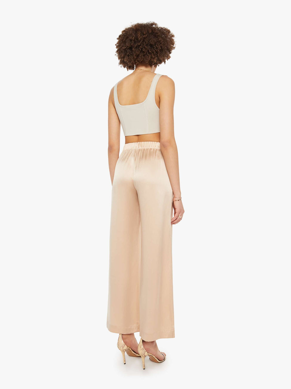 SABLYN Brynn High Rise Wide Leg Pant - Pink Sand